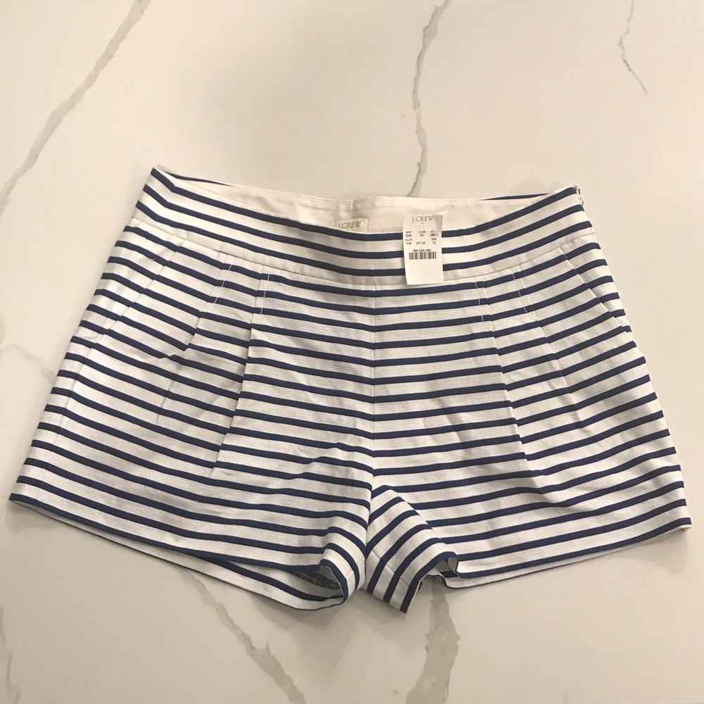 J. Crew striped shorts
